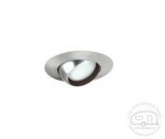 Eyeball spotlamp satin Brass